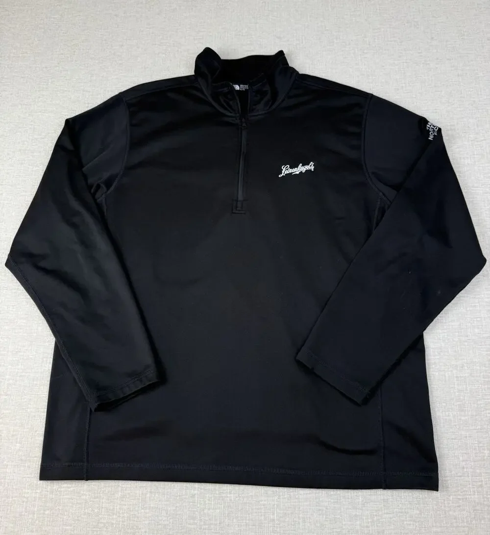The North Face 1/4 Zip Pullover XL/TG Black Leinenkugel’s Logo Performance Top